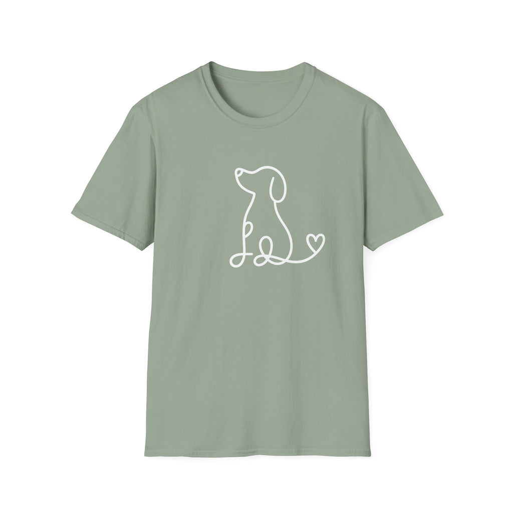 Doodle Dog-white- T-shirt