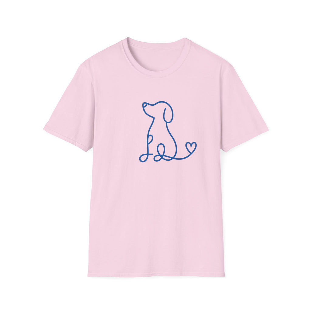 Doodle Dog-blue- T-shirt
