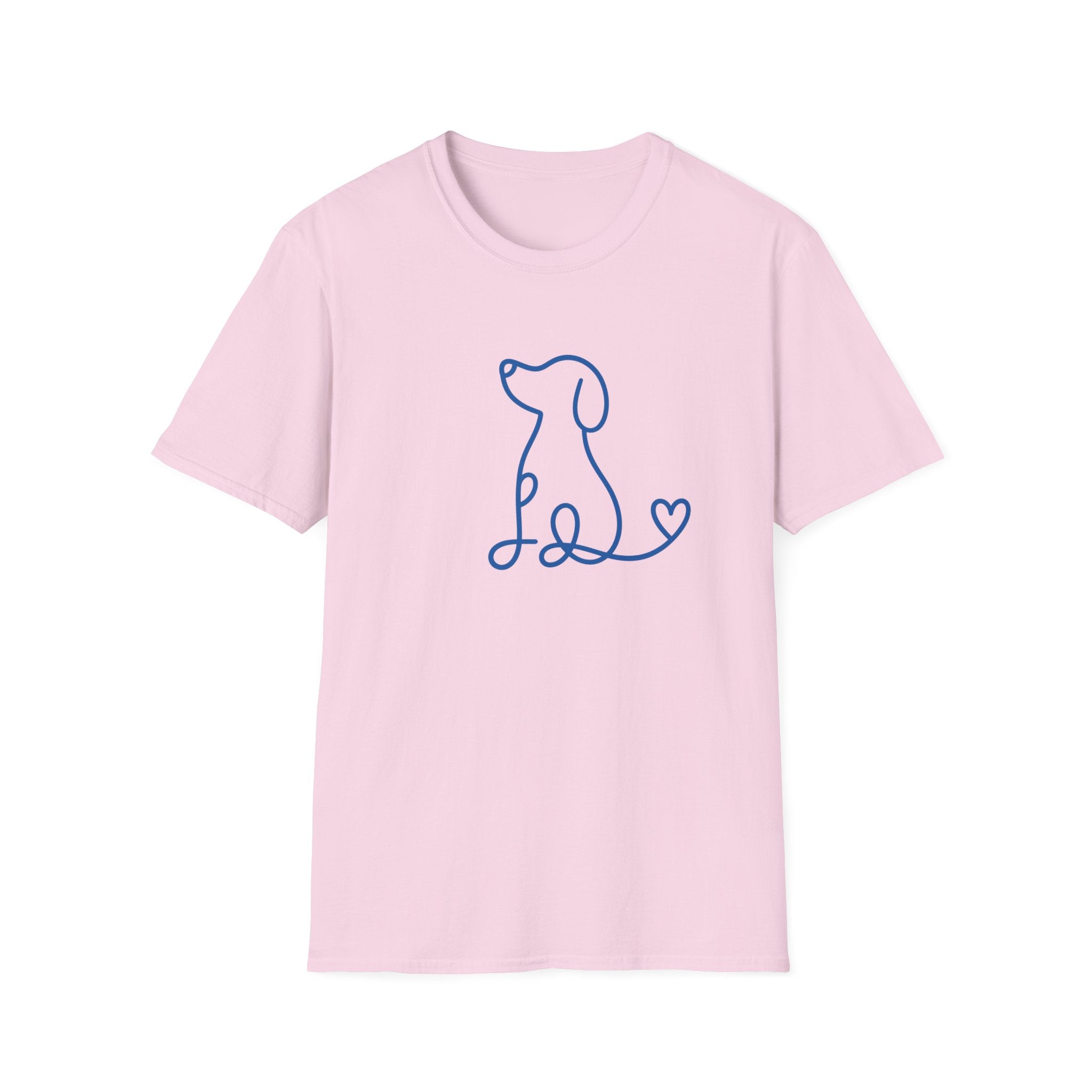 Doodle Dog-blue- T-shirt