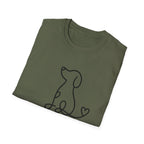 Doodle Dog-black- T-shirt