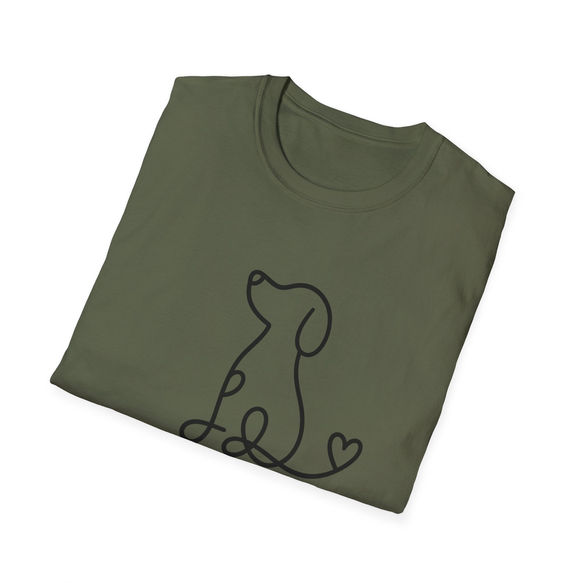 Doodle Dog-black- T-shirt