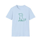 Doodle Dog-green- T-shirt