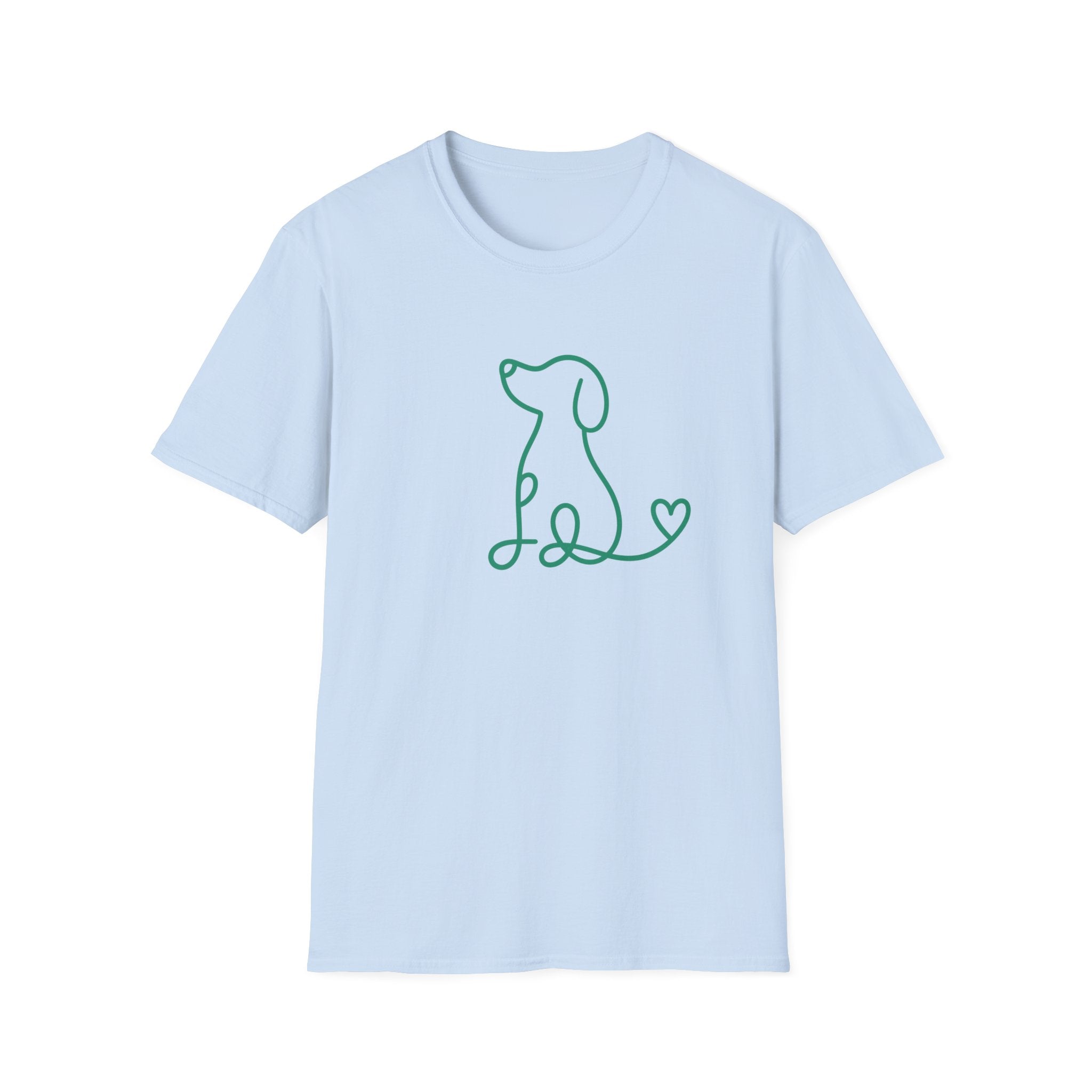 Doodle Dog-green- T-shirt