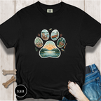 Lake Life Dog Paw T-Shirt