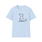Doodle Dog-black- T-shirt