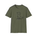 Doodle Dog-black- T-shirt