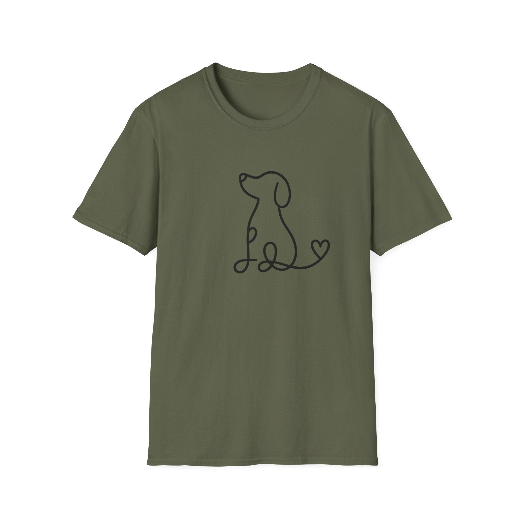 Doodle Dog-black- T-shirt