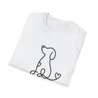 Doodle Dog-black- T-shirt