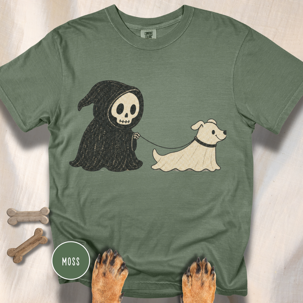 Reaper Walks the Dog T-shirt
