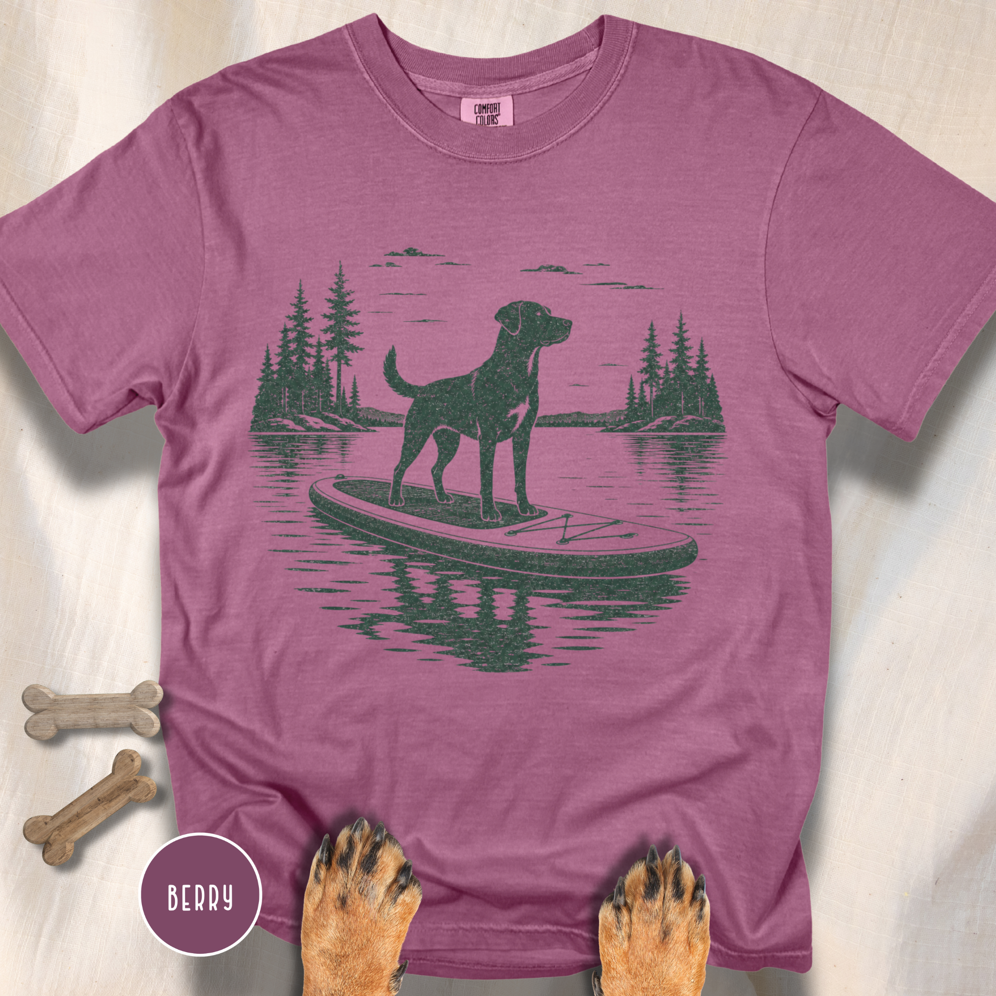 Paddleboard Dog  T-shirt