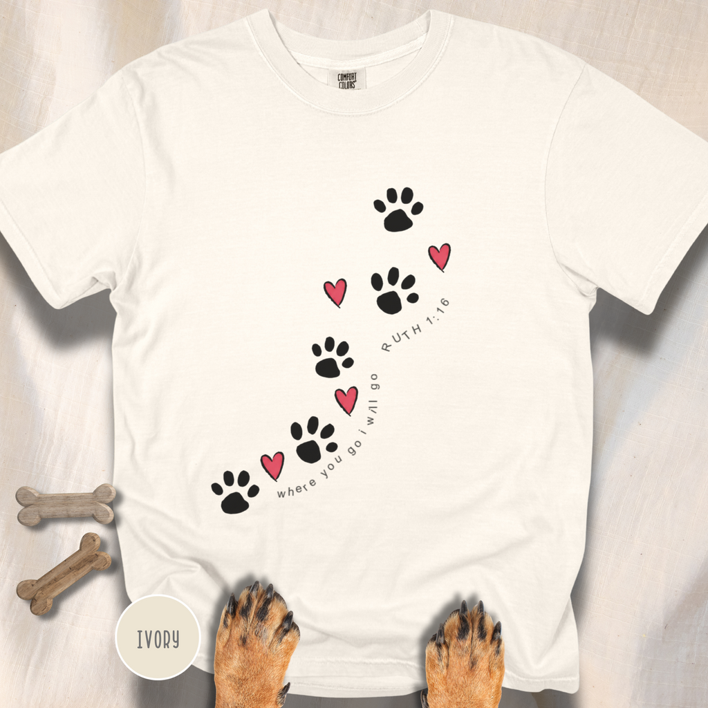 Paws and Hearts Trail T-shirt
