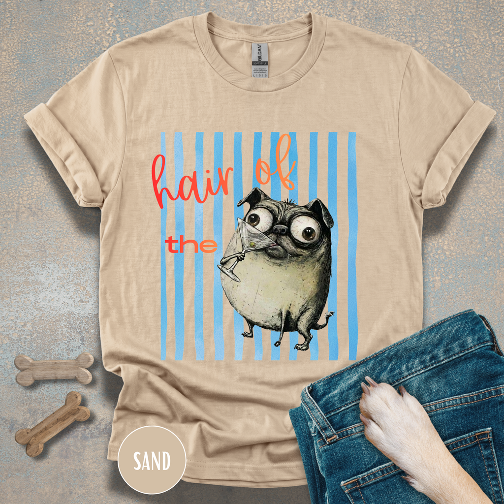 Hair of the Dog Pug Hangover T-Shirt