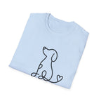 Doodle Dog-black- T-shirt