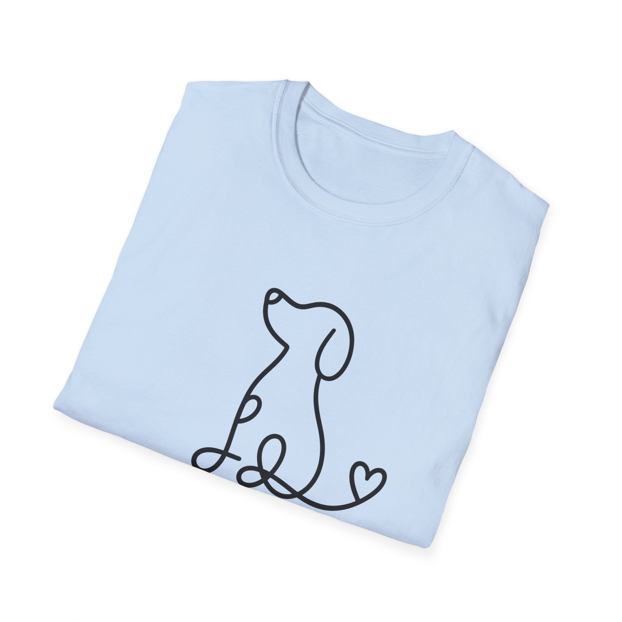Doodle Dog-black- T-shirt