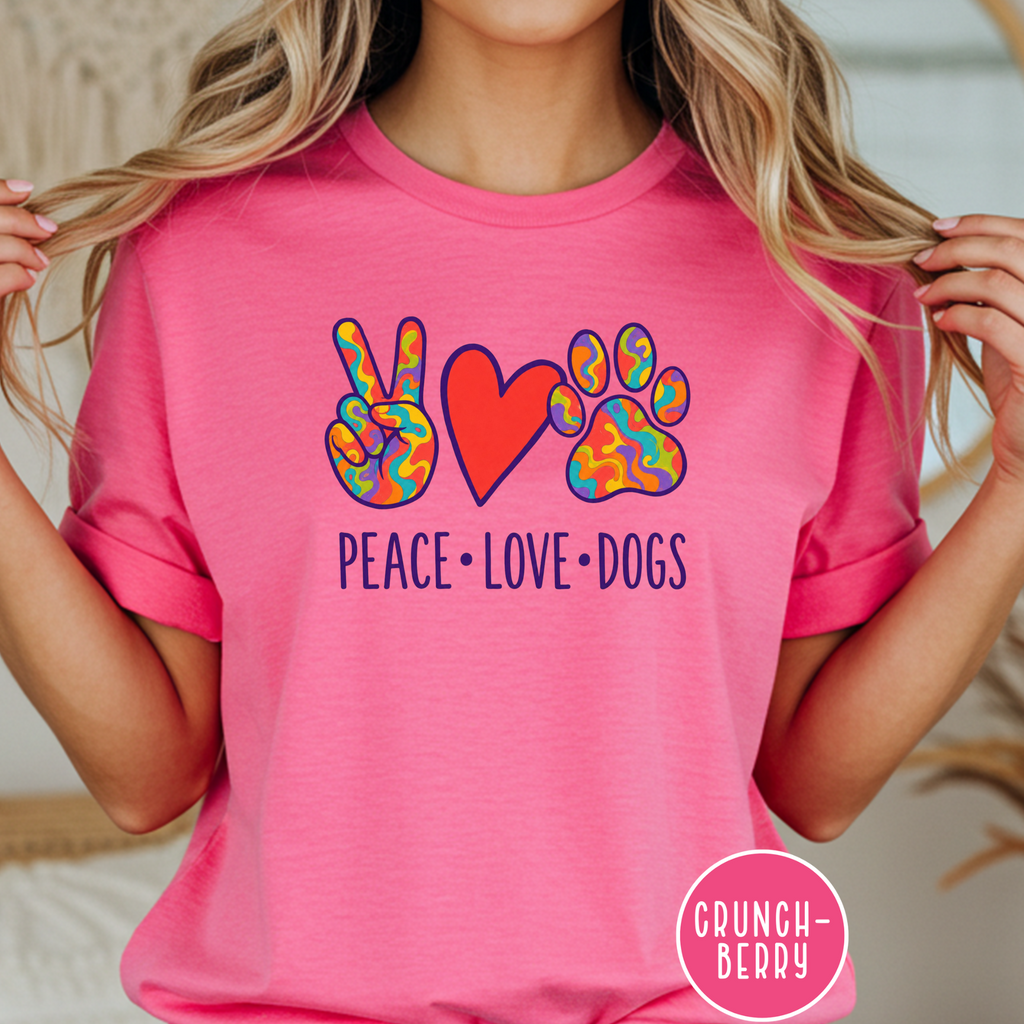 Peace Love Dogs T-shirt