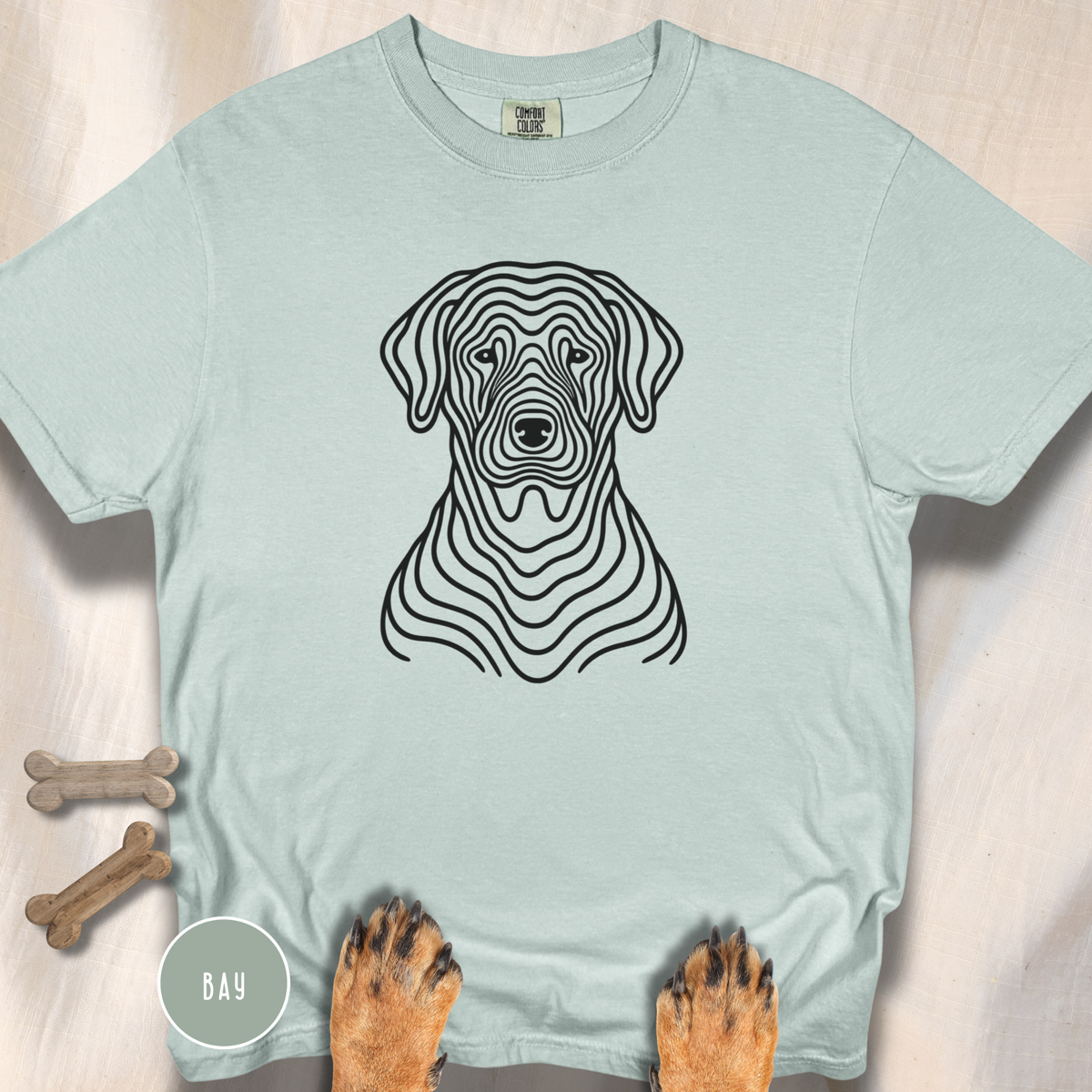 'Sup Pup Optical Art T-shirt