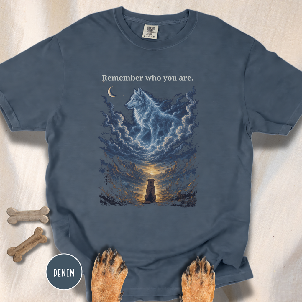 Remember Who You Are Wolf T-shirt