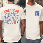 Corgi Dad Club T-Shirt for Proud Corgi Owners