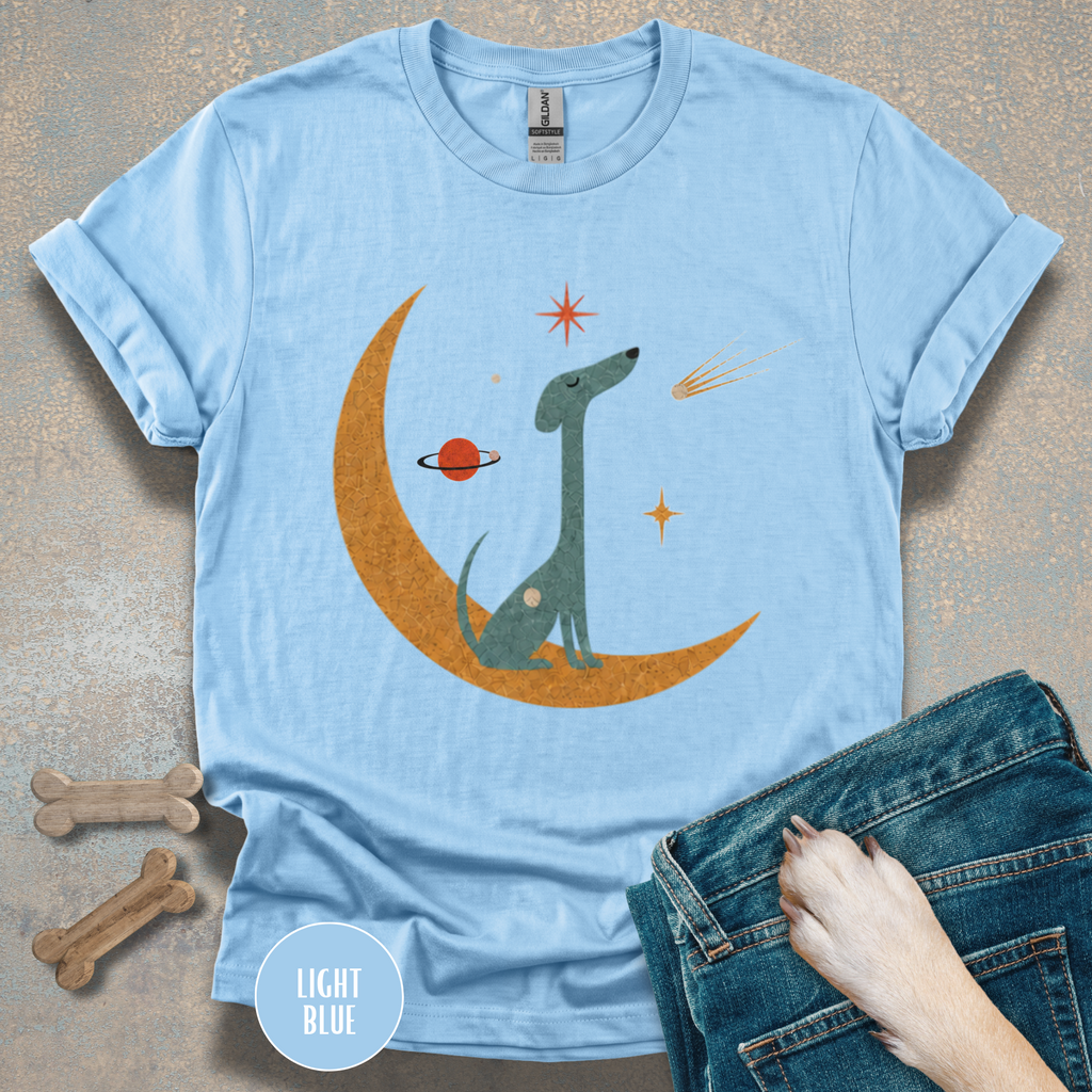 Cosmic Dog Observes the Skies T-Shirt