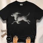 Running Dog Optical Art T-shirt