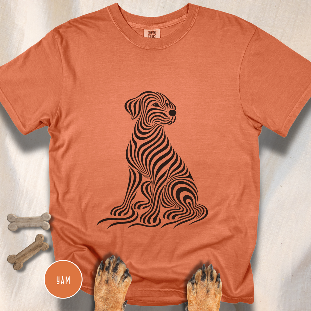 On My Wavelength Optical Art T-shirt