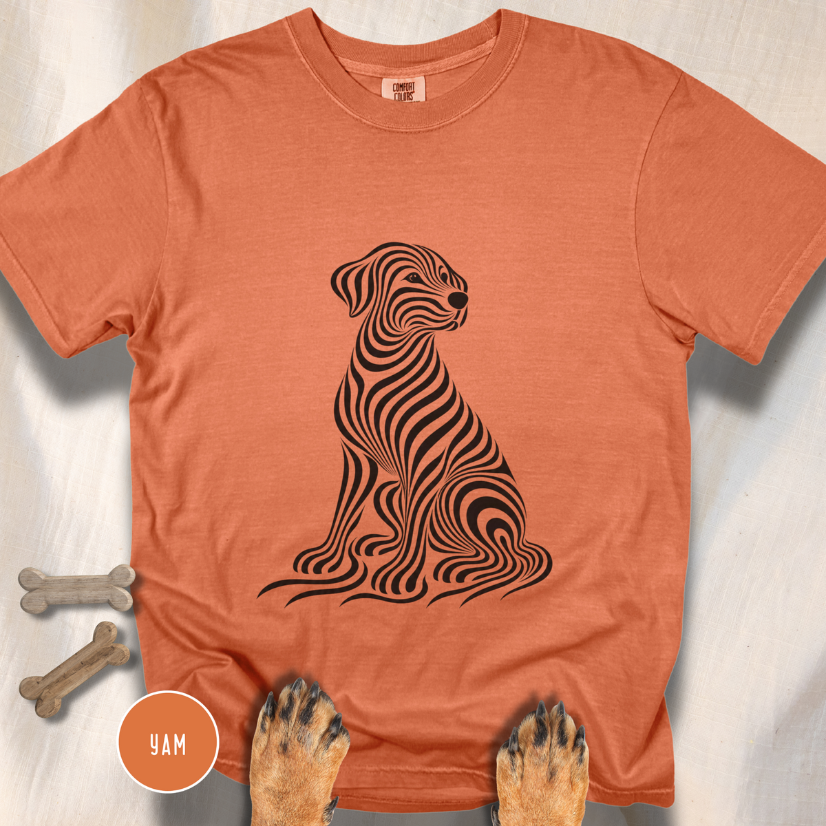 On My Wavelength Optical Art T-shirt
