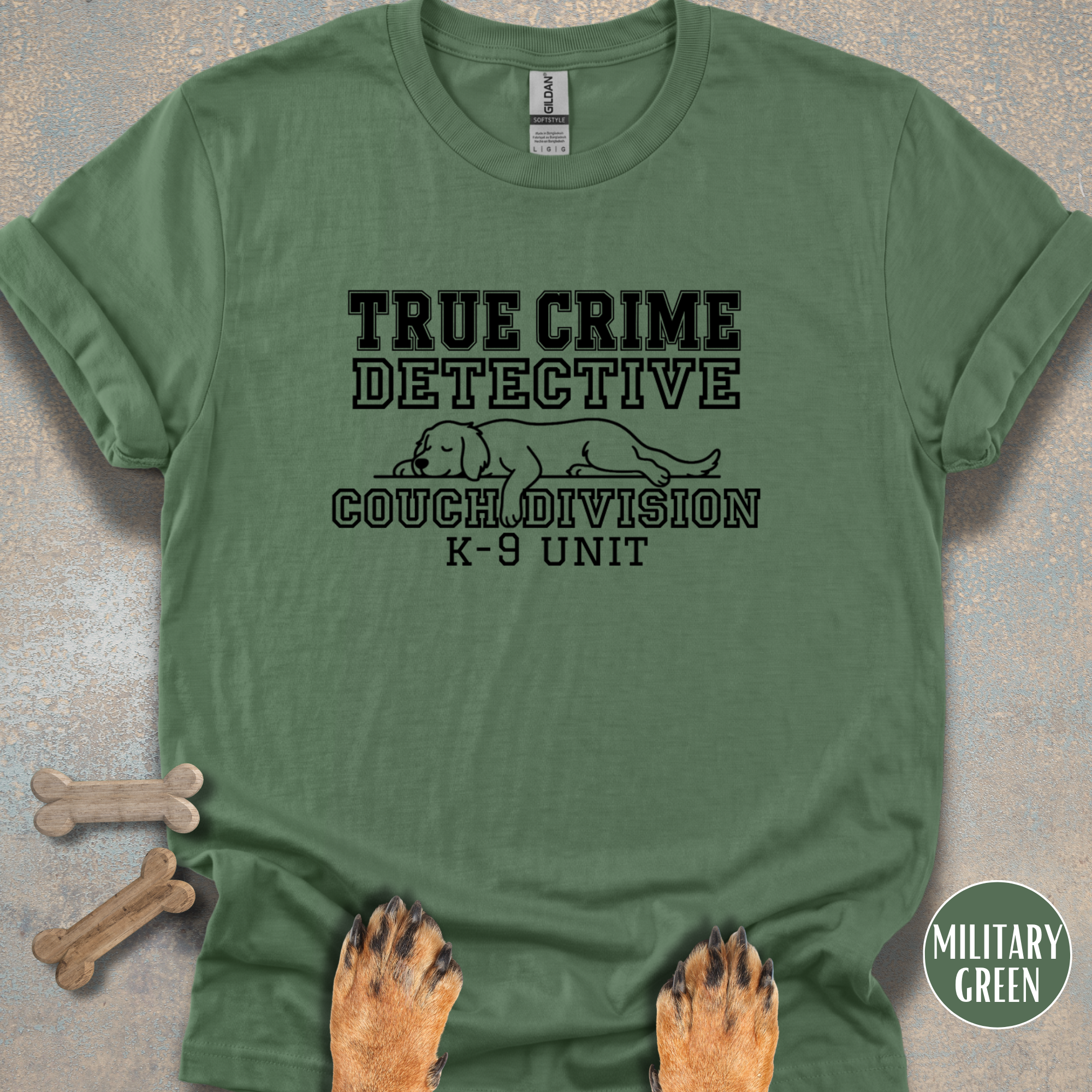 True Crime Detective K-9 Unit T-shirt