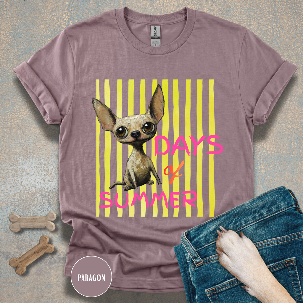 Dog Days of Summer Chihuahua Graphic T-Shirt