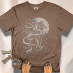 Snow Wolf Under the Moon  T-shirt
