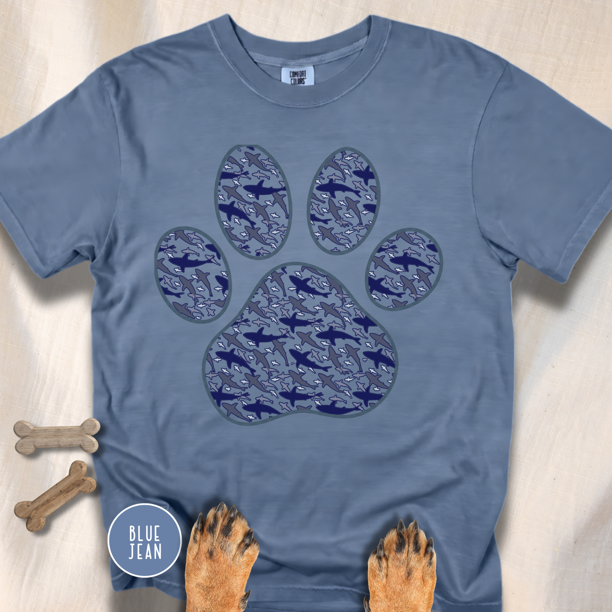 Sharks in the Paw-ter T-shirt