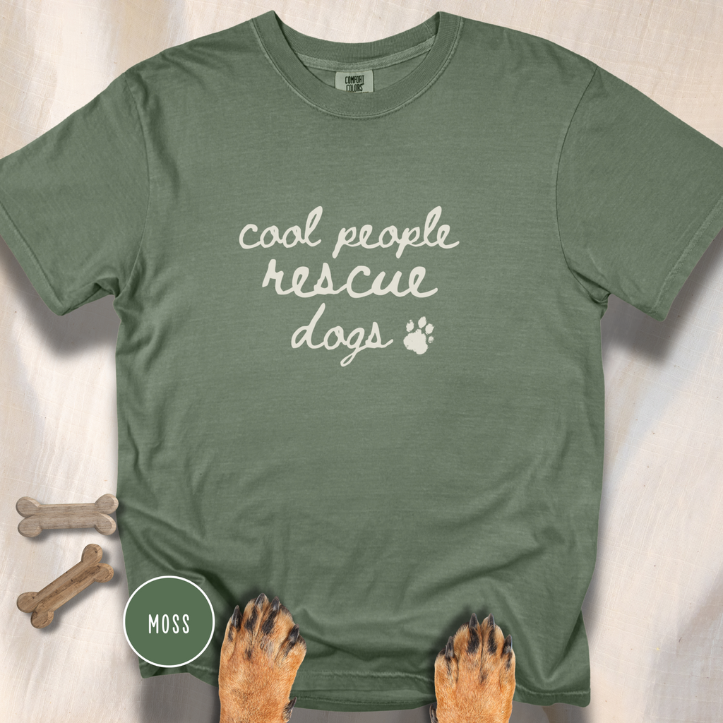 Cool People Rescue Dogs T-shirt