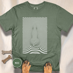 Gazing into Eternity Optical Art T-shirt