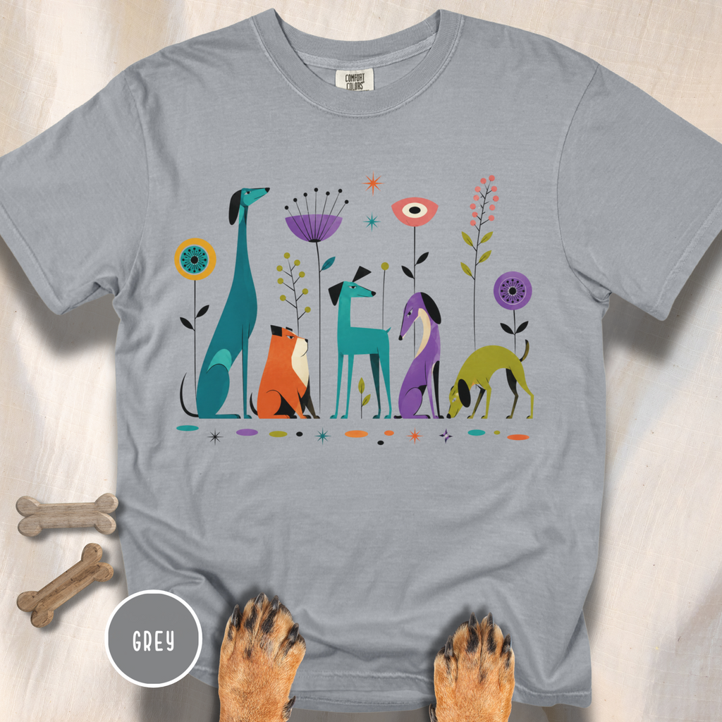 Atomic Dogs in the Garden of Strange T-shirt