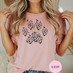 Murder of Crows in Flight Dog Paw T-shirt