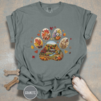 Fall Dog Paw T-shirt