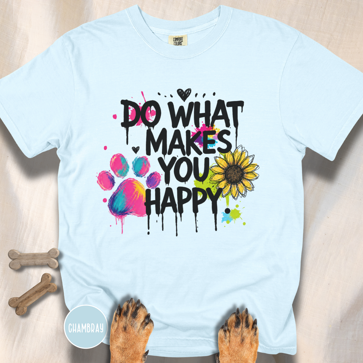 Do What Makes You Happy Sunflower T-shirt