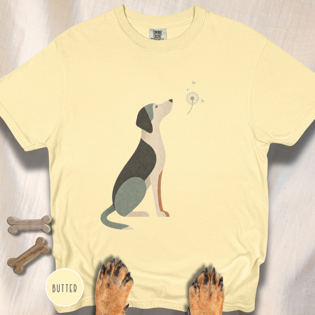 A Dog and a Dandelion T-shirt