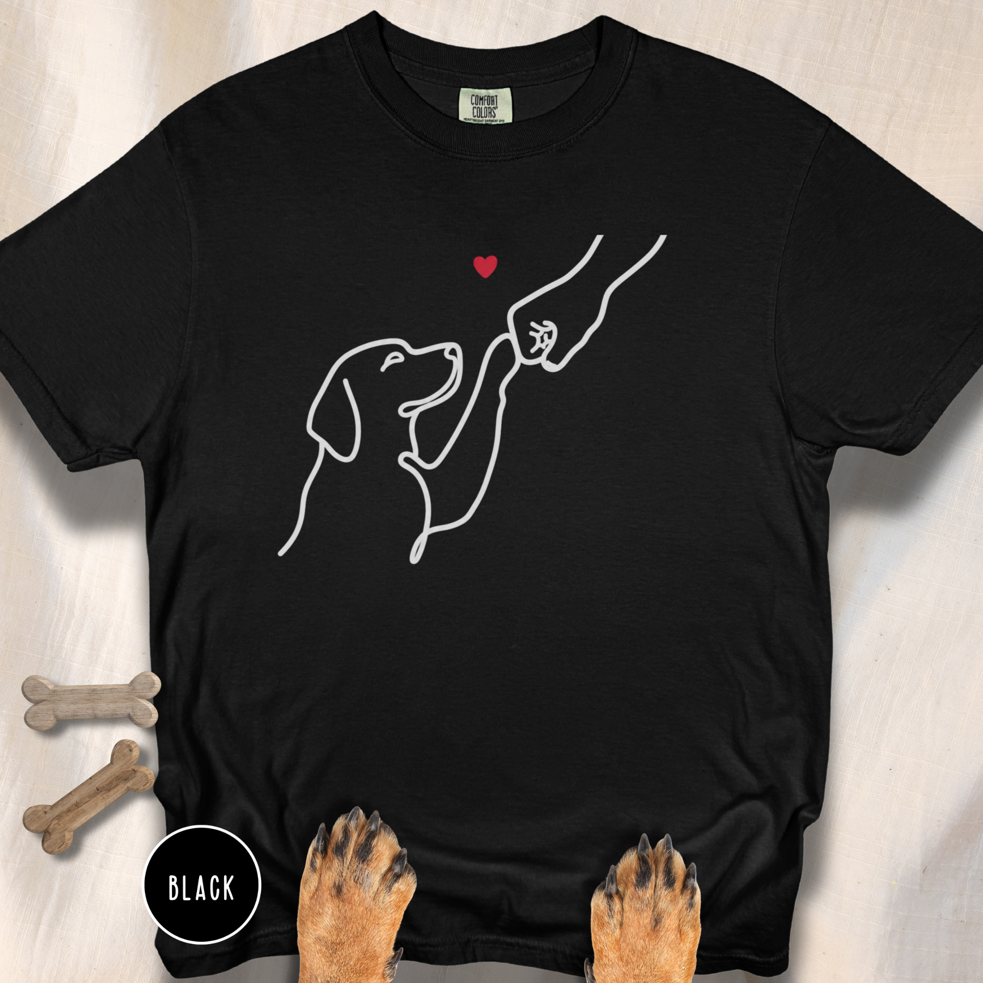 Paw and Hand Fist Bump T-shirt