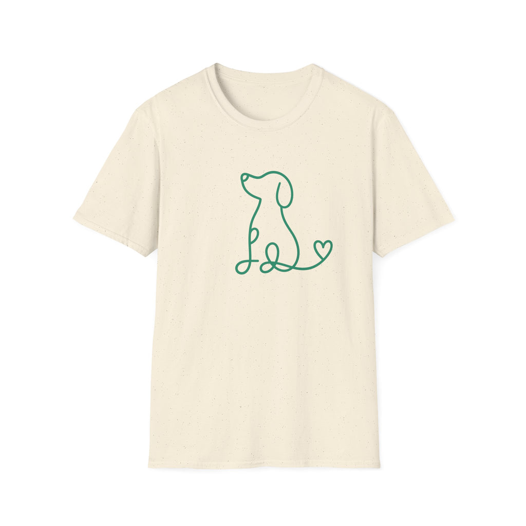 Doodle Dog-green- T-shirt