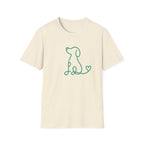 Doodle Dog-green- T-shirt