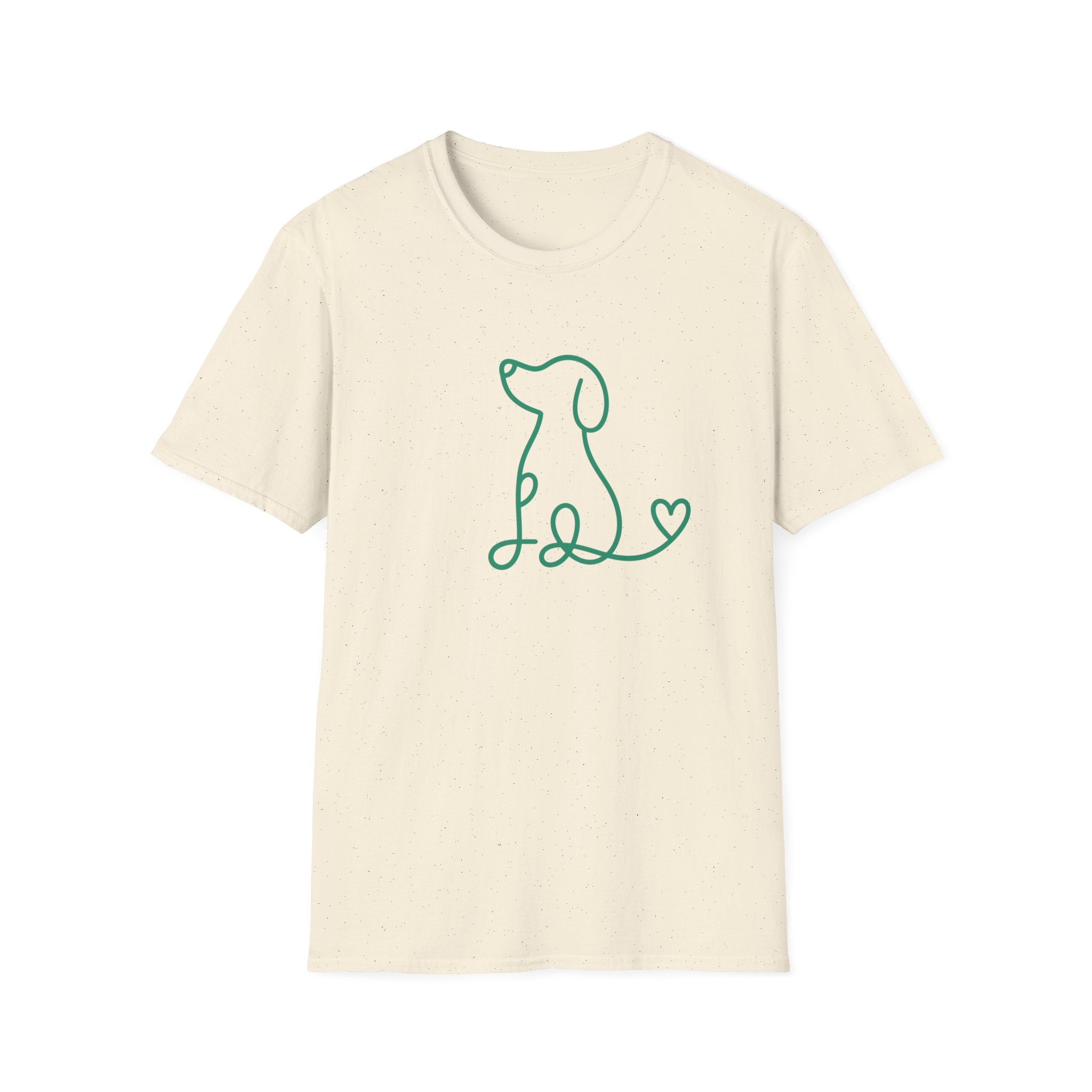 Doodle Dog-green- T-shirt