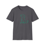 Doodle Dog-green- T-shirt