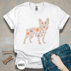 Floral French Bulldog T-Shirt