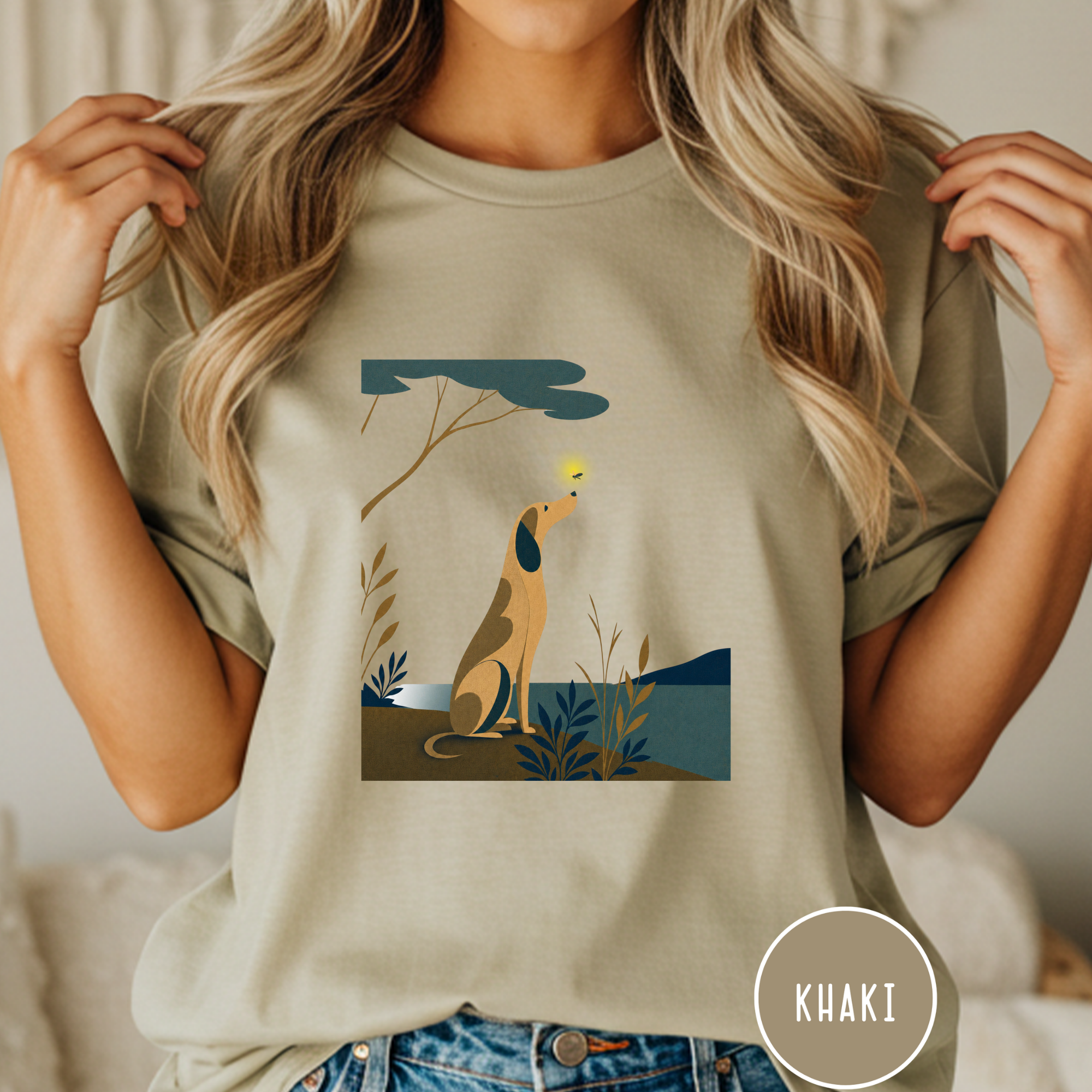 A Dog and a Firefly T-shirt
