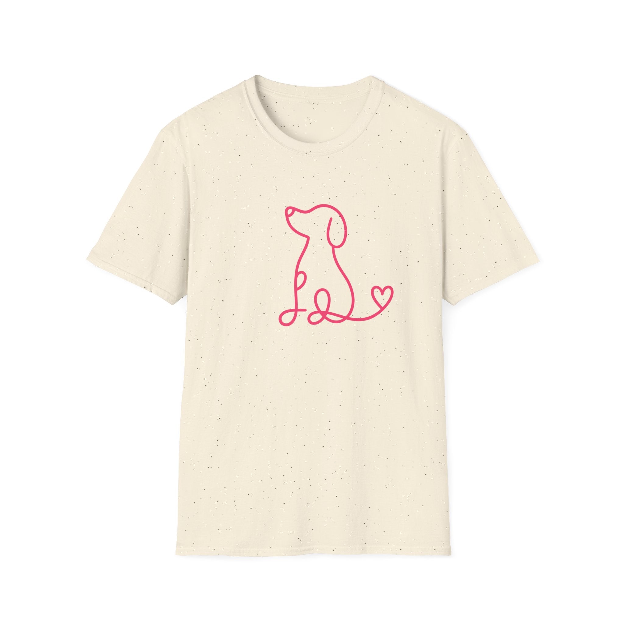 Doodle Dog-pink- T-shirt