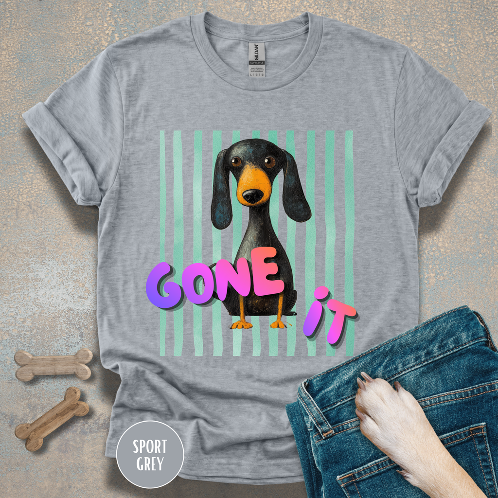 Dog Gone It Dachshund Graphic T-Shirt