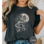 Snow Wolf Under the Moon  T-shirt