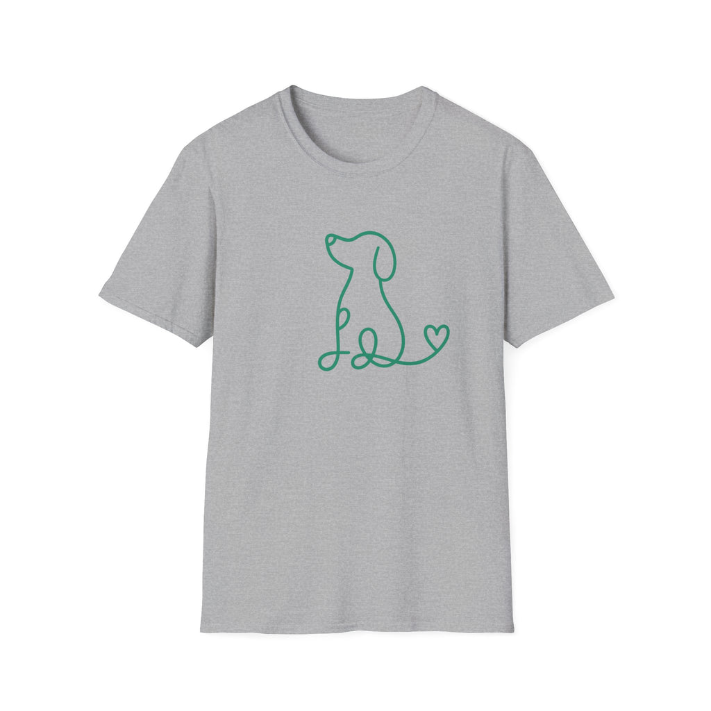 Doodle Dog-green- T-shirt