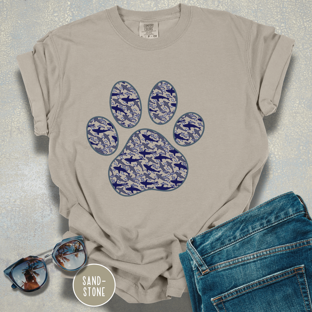 Sharks in the Paw-ter T-shirt