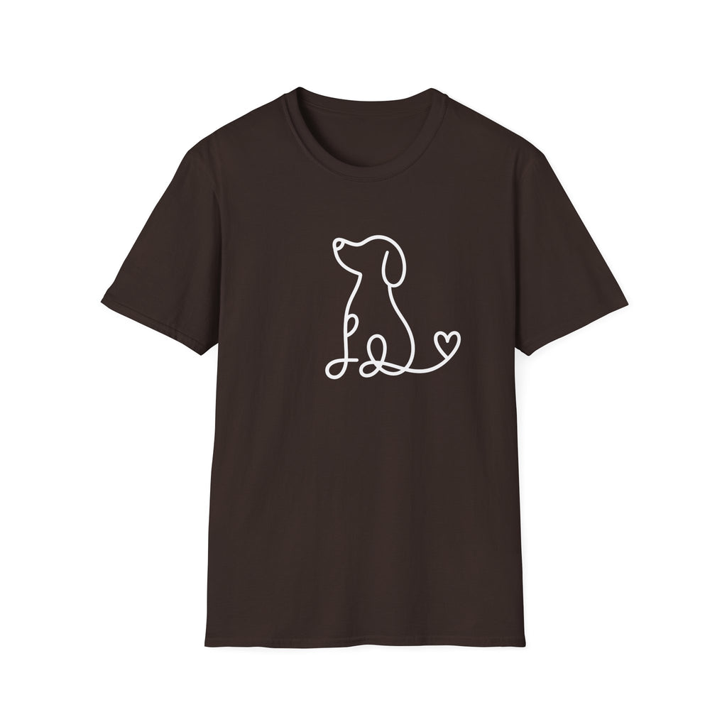 Doodle Dog-white- T-shirt